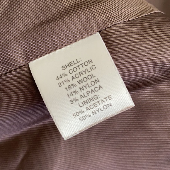 Classiques Entier | 3/4 Sleeve Cotton Wool Alpaca Blend Tweed Open Jacket (L) - Picture 12 of 16